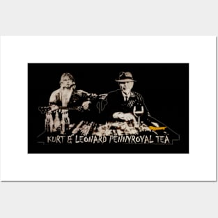 kurt cobain and leonard pennyroyal tea Posters and Art